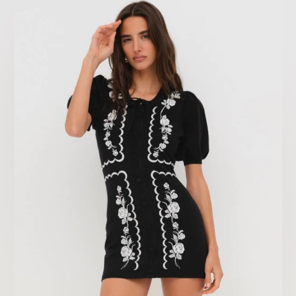 For Love and Lemons knit midi dress size M